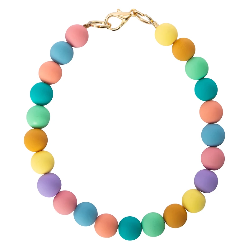 Rainbow Beaded Small Pet Jewelry 14in