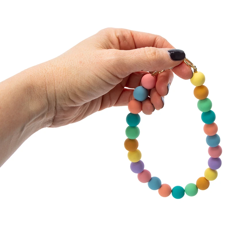 Rainbow Beaded Small Pet Jewelry 14in