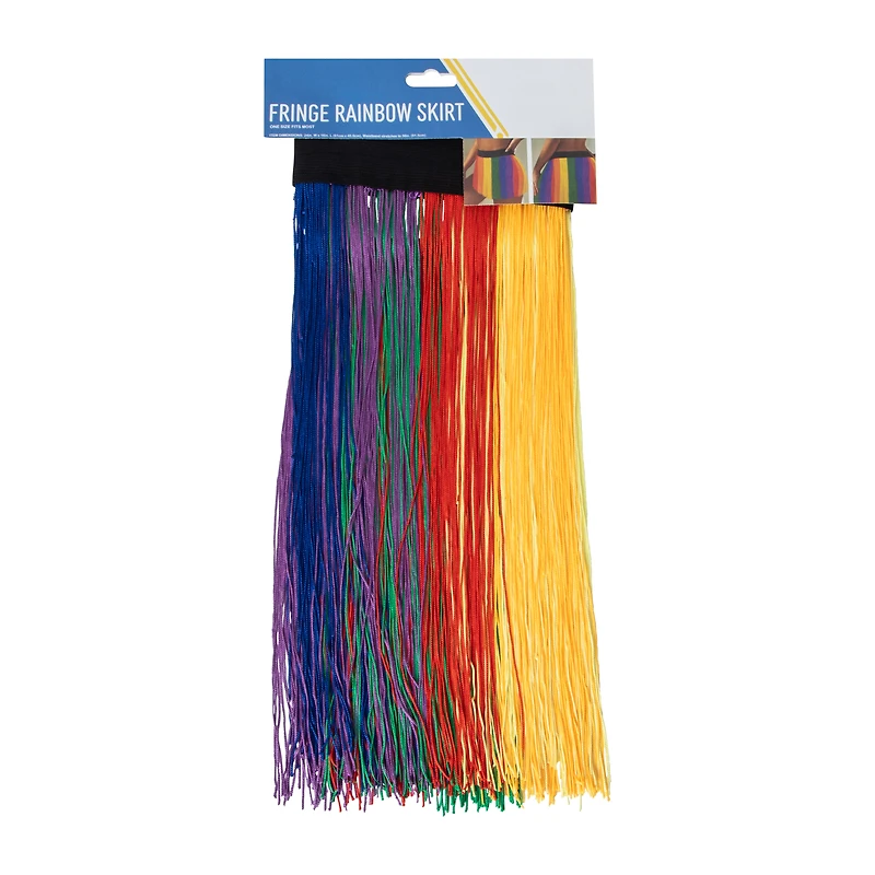 Fringe Rainbow Skirt