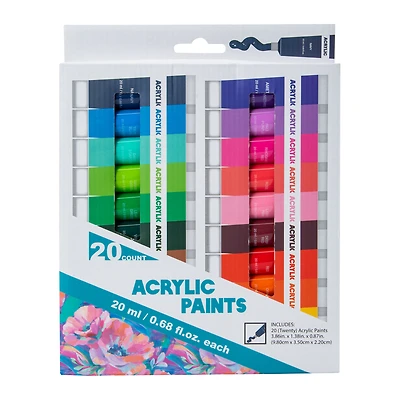 Acrylic Paints 20-Count