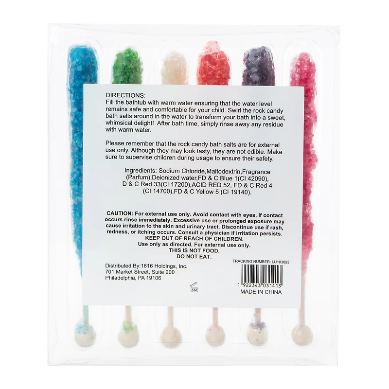 Rock Candy Bath Salts 6-Piece