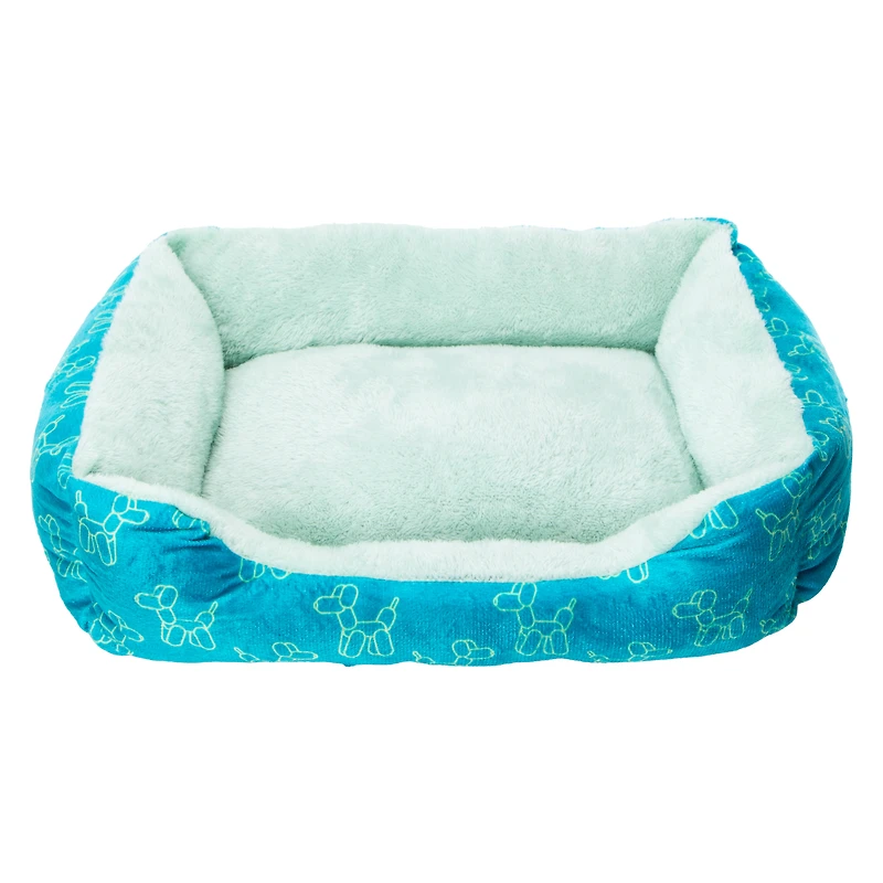 Printed Cuddler Pet Bed 20in x 16in