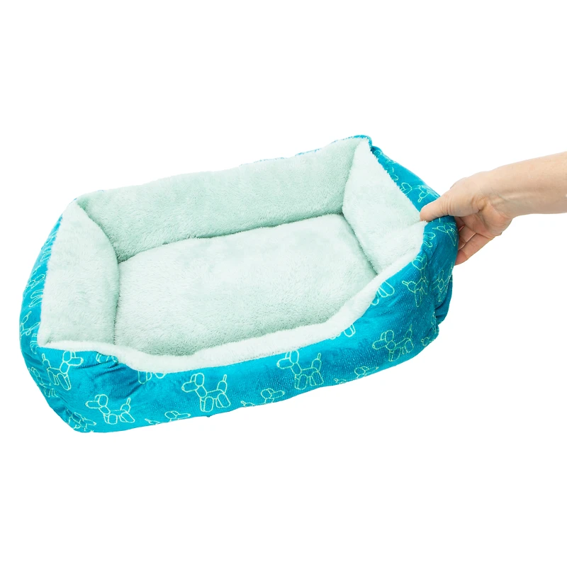 Printed Cuddler Pet Bed 20in x 16in