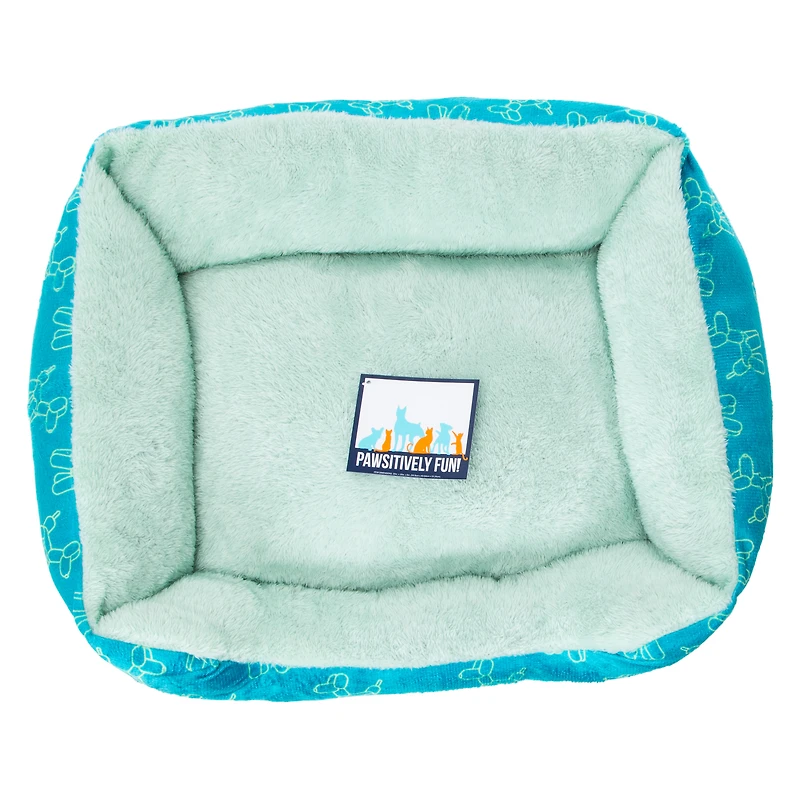 Printed Cuddler Pet Bed 20in x 16in