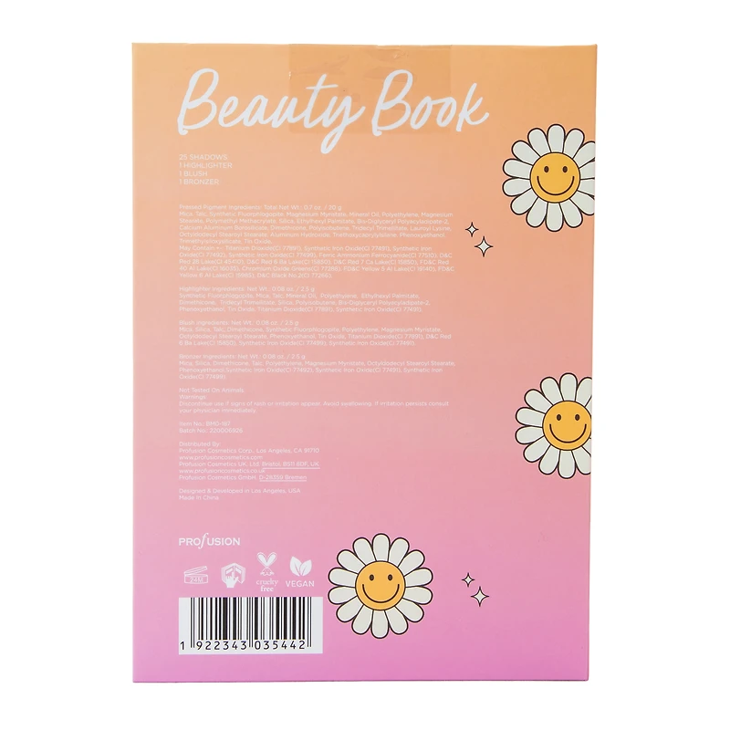 Profusion Daisy Eye & Face Beauty Book 28-Piece