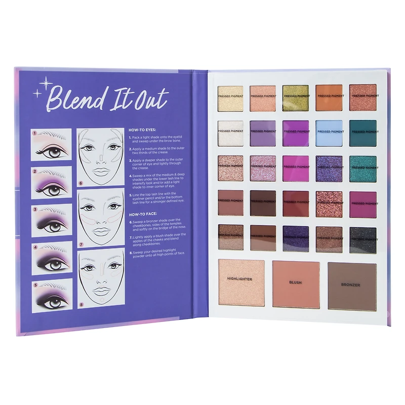 Profusion Wavy Eye & Face Beauty Book 28-Piece