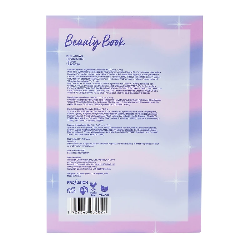 Profusion Wavy Eye & Face Beauty Book 28-Piece