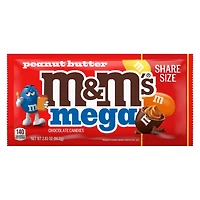 M&M's® Peanut Butter Mega Chocolate Candies 2.83oz