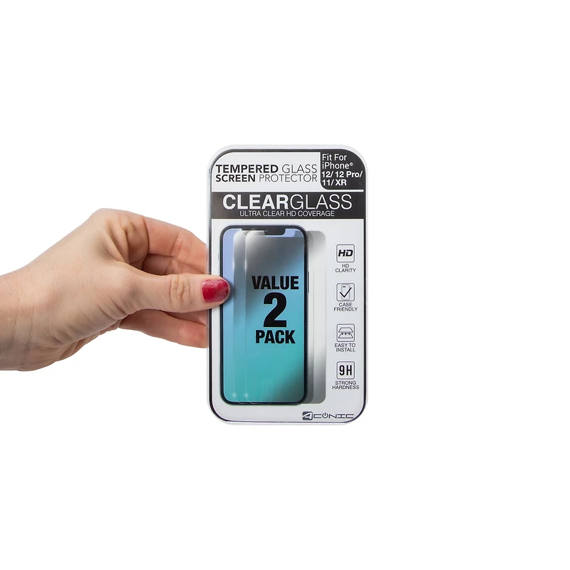 iPhone 12 Pro® Tempered Glass Screen Protector 2-Pack