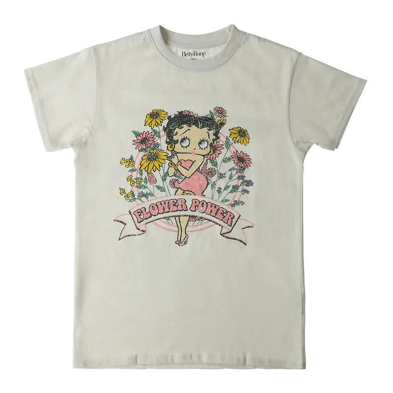 Betty Boop™ 'Flower Power' Graphic Tee