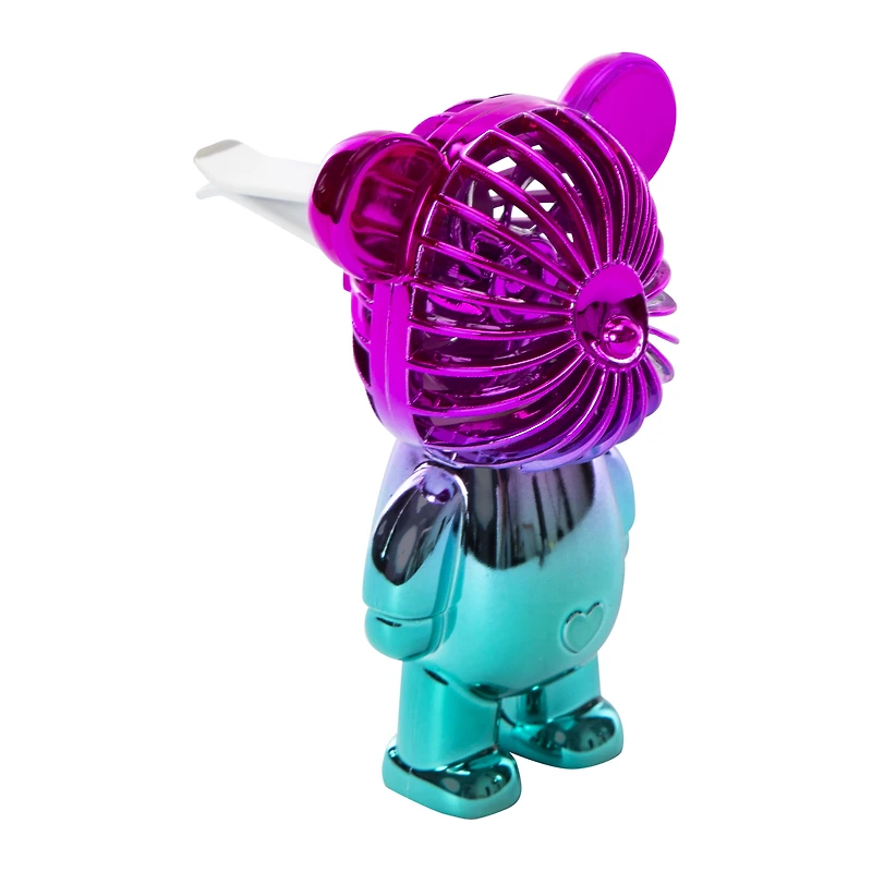 Metallic Bear Vent Clip Car Air Freshener