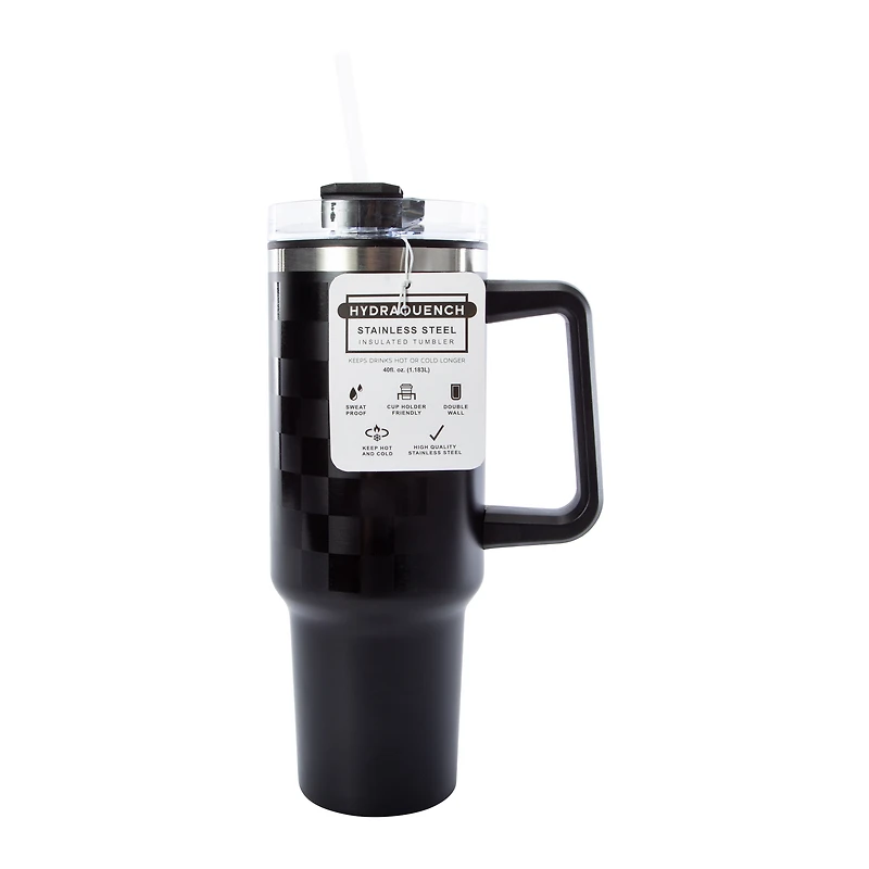 40oz Pattern Hydraquench Tumbler With Handle