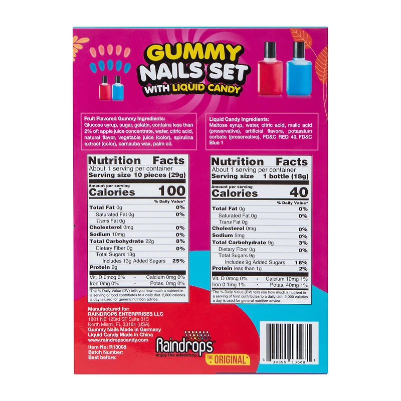 Gummy Nail Set 2.29oz