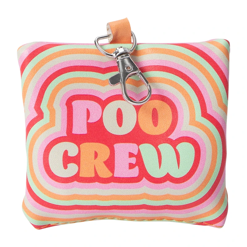 Pawsitively Fun! Pet Pink Waste Bag Dispenser With Clip & Bag Roll