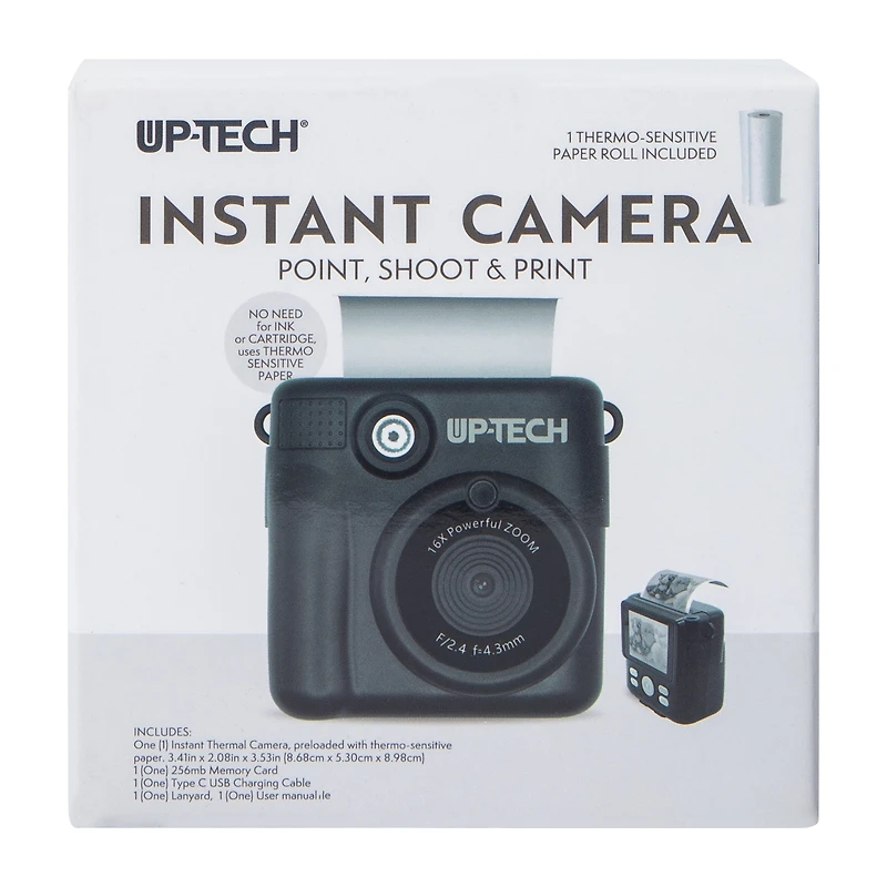Up-Tech® Point, Shoot & Print Instant Camera