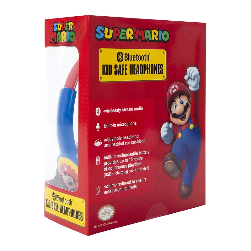Super Mario™ Kid-Safe Headphones With Mic