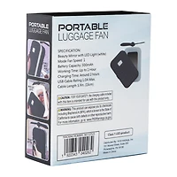 Portable Mini Luggage Fan & Mirror 3.1in x 4.37in