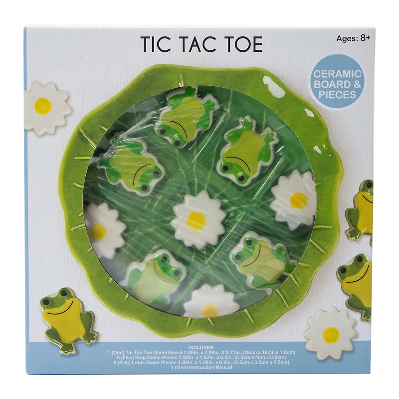 Ceramic Tic Tac Toe Set 7.09in