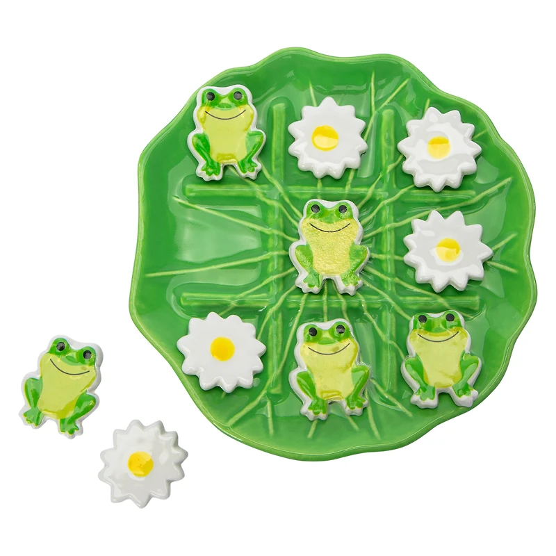 Ceramic Tic Tac Toe Set 7.09in