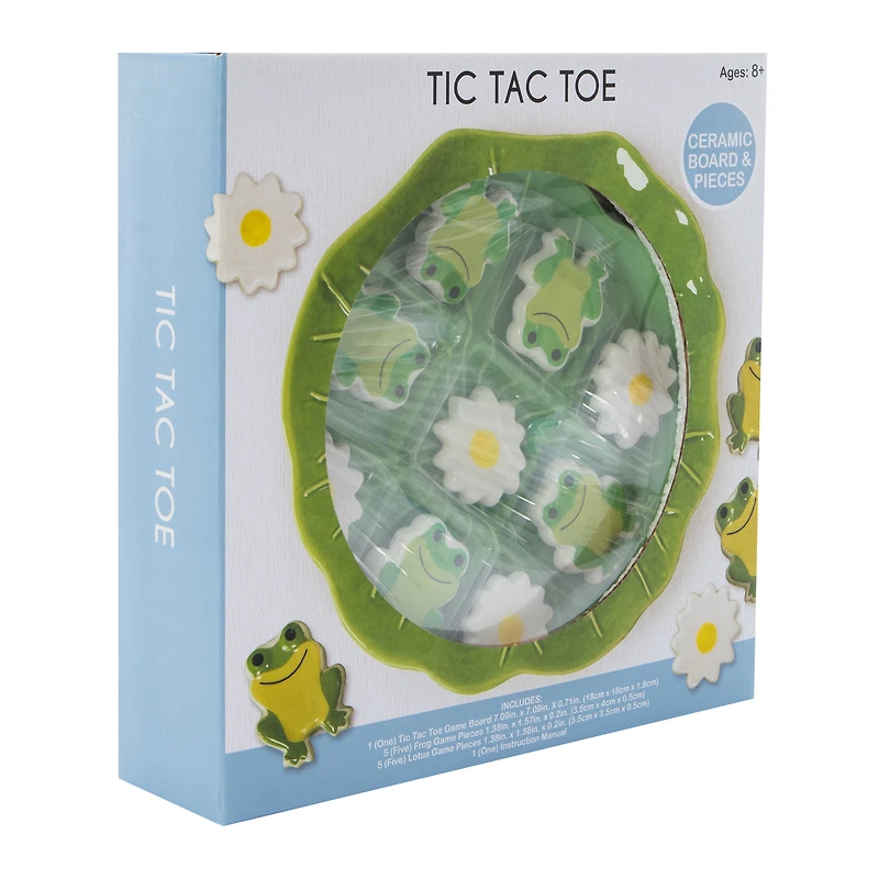 Ceramic Tic Tac Toe Set 7.09in