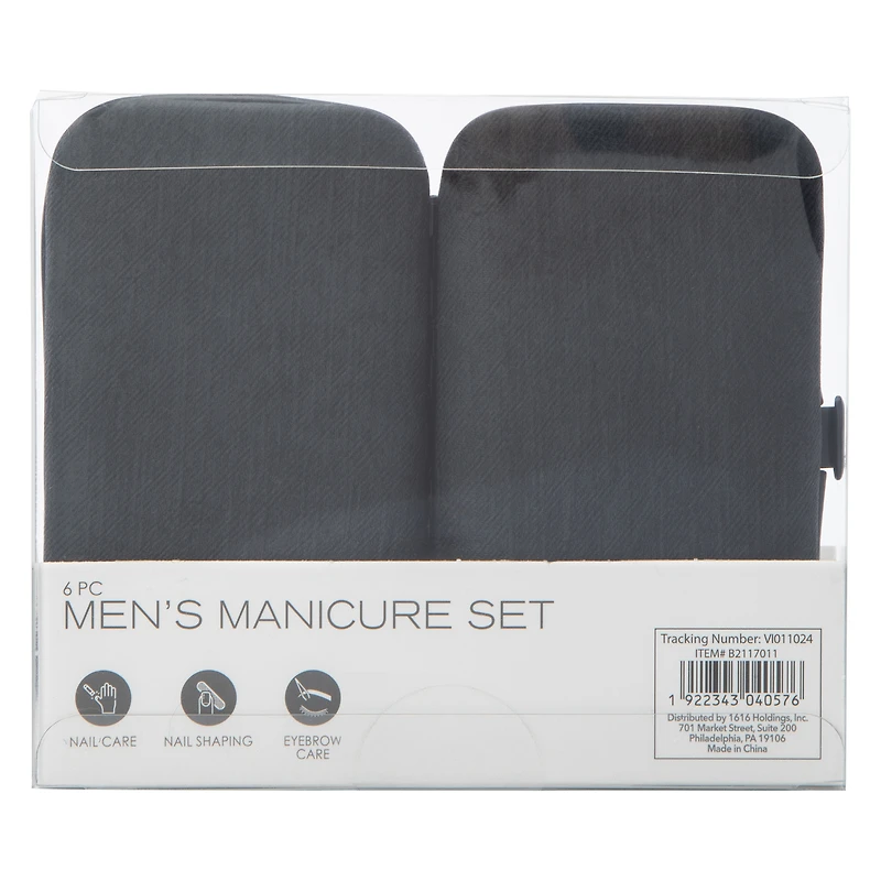 Mens Manicure Set 6-Piece