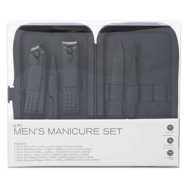 Mens Manicure Set 6-Piece