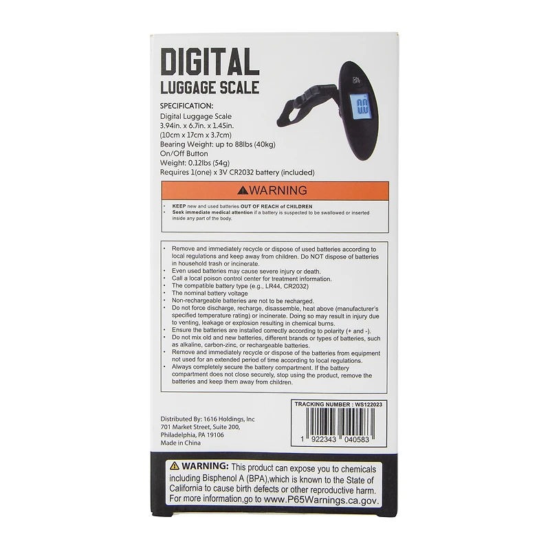 Digital Luggage Scale