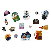 Reusable Vinyl Stickers 16-Count - Camping