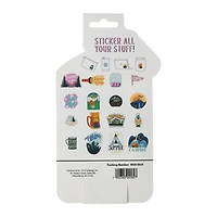 Reusable Vinyl Stickers 16-Count - Camping