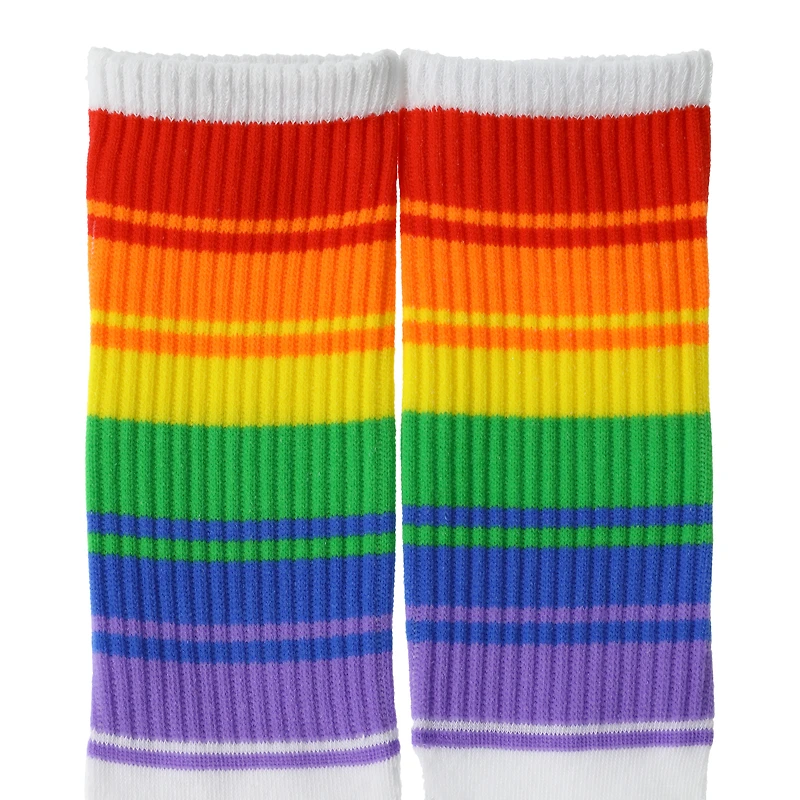 Mens Rainbow Pride Crew Socks