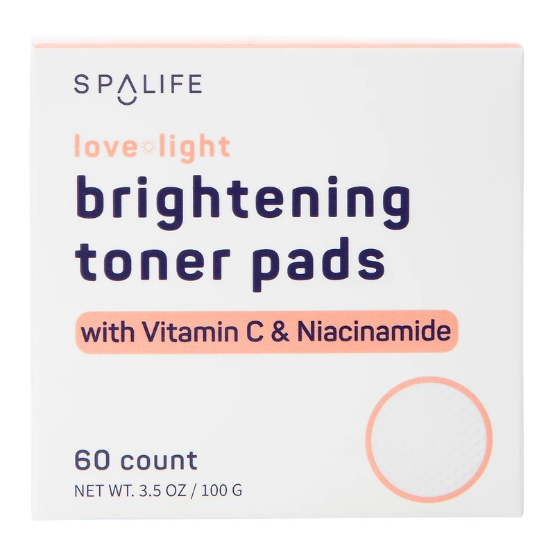 Spa Life Toner Pads 3.5oz, 60-Count