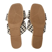 Ladies Pattern Crisscross Sandals