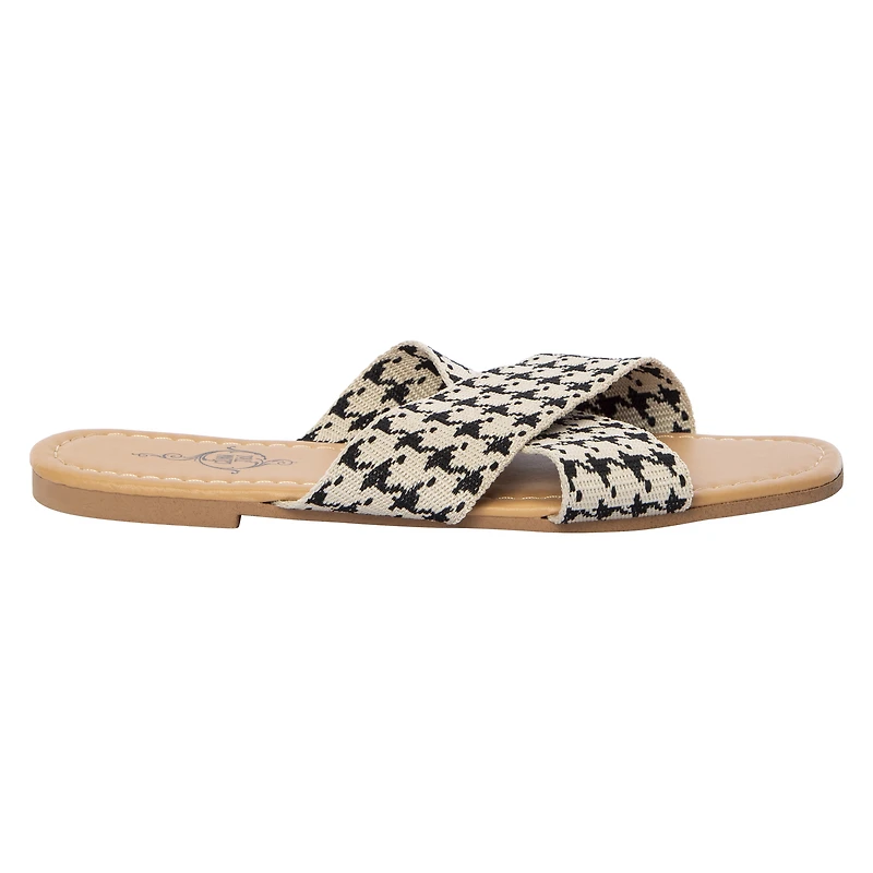 Ladies Pattern Crisscross Sandals
