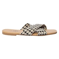Ladies Pattern Crisscross Sandals