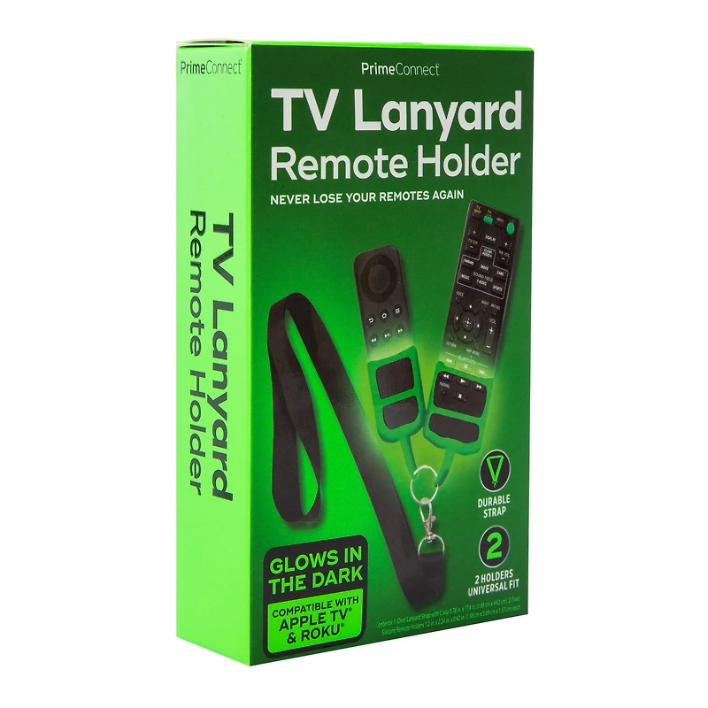 Glow In The Dark TV Lanyard Remote Holder