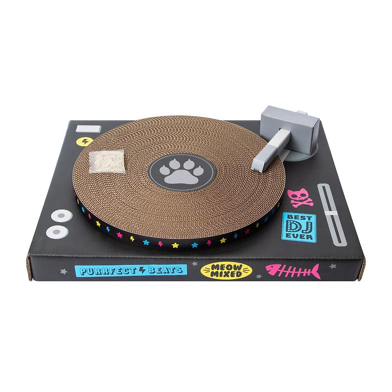 DJ Turntable Cat Scratcher