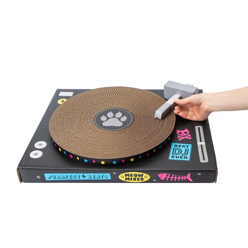 DJ Turntable Cat Scratcher