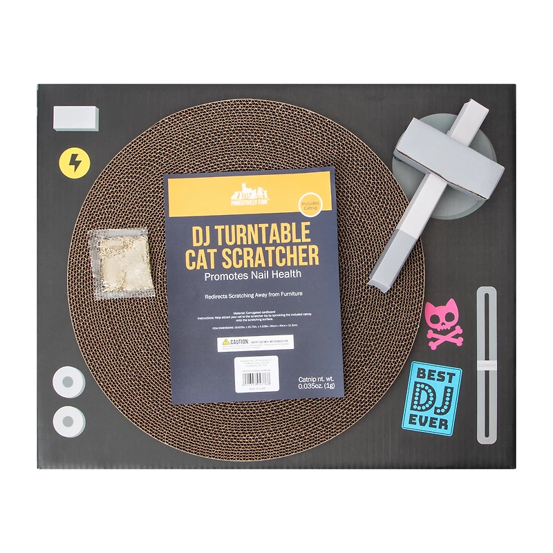 DJ Turntable Cat Scratcher