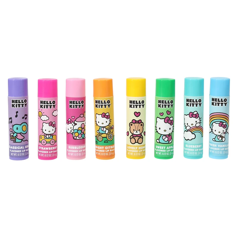 Flavored Lip Balms 8-Count