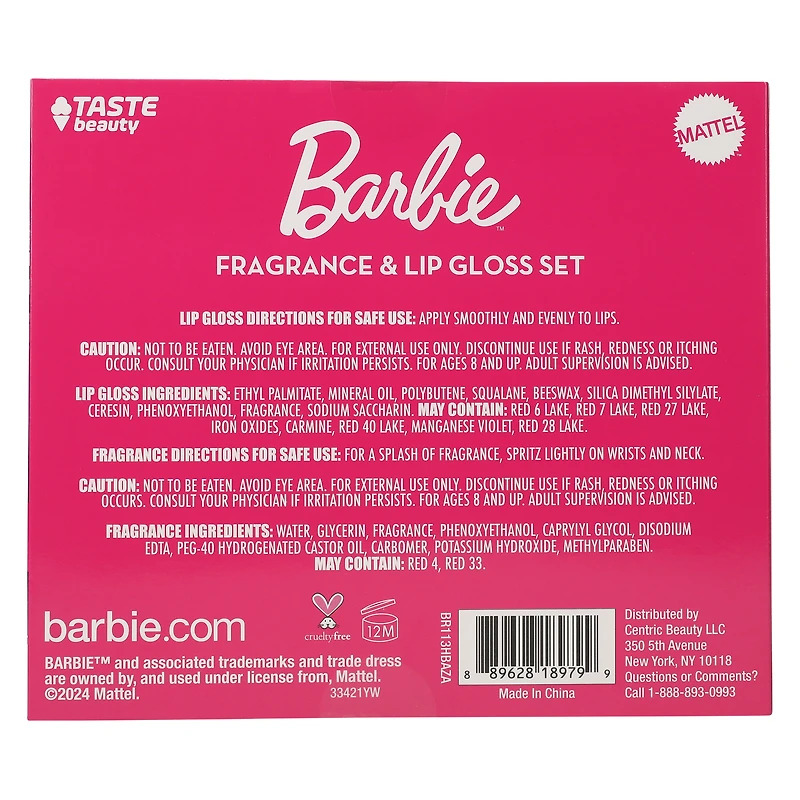 Character Fragrance & Lip Gloss Set