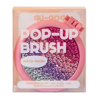 Bling Pop-Up Brush & Travel Mirror