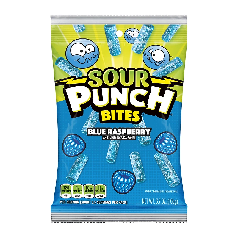 Sour Punch® Bites® Candy 3.7oz - Blue Raspberry