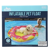 Inflatable Donut Pet Pool Float 32in x 8in