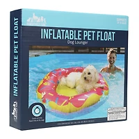 Inflatable Donut Pet Pool Float 32in x 8in