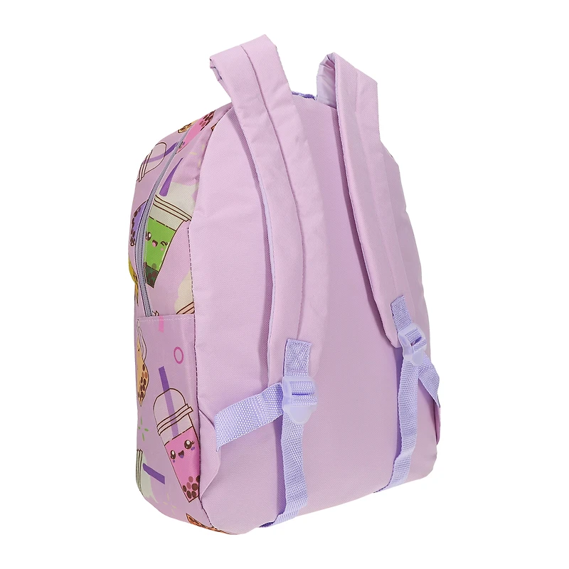 All-Over Print Backpack With Icon Patch 16in