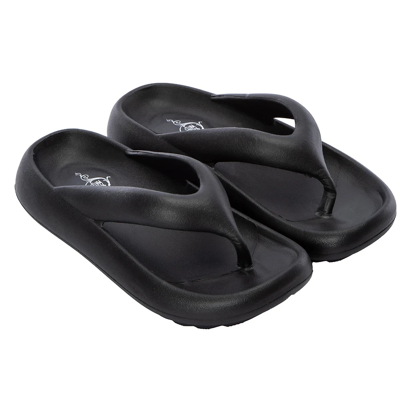 Ladies Puffy Flip Flops