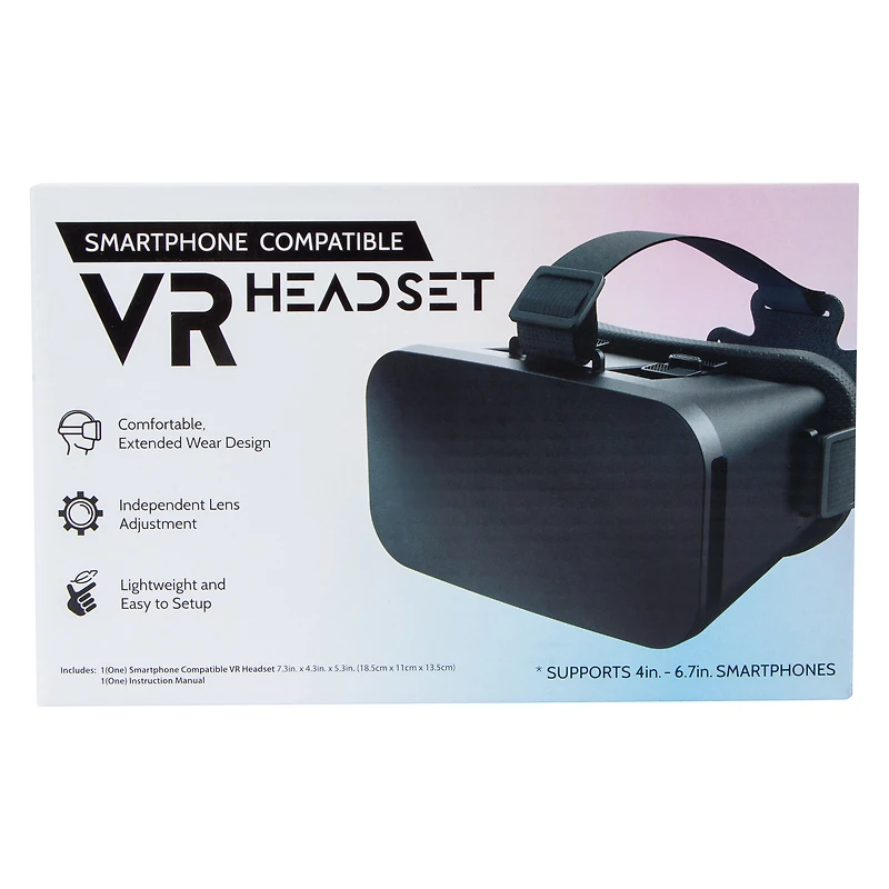Smartphone Compatible VR Headset