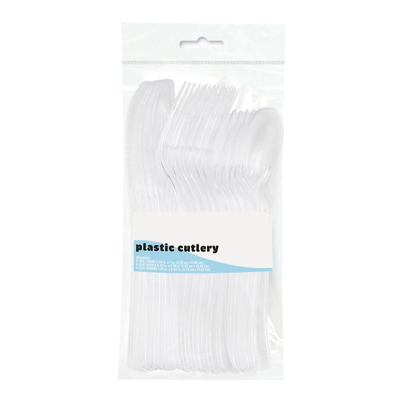 Plastic Cutlery 18-Count