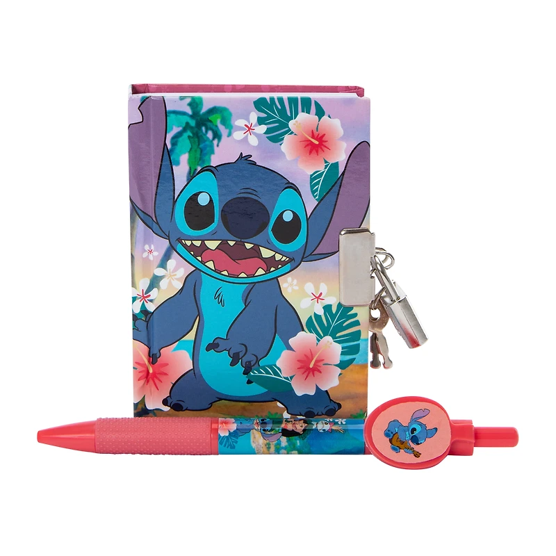 Disney Stitch Mini Diary With Pen