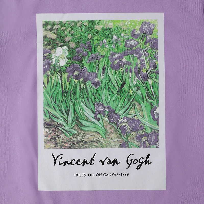 'Vincent van Gogh Irises Oil on Canvas 1889' Graphic Tee